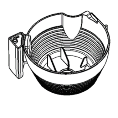 Melitta Black Filtercone Holder for Aromafresh II