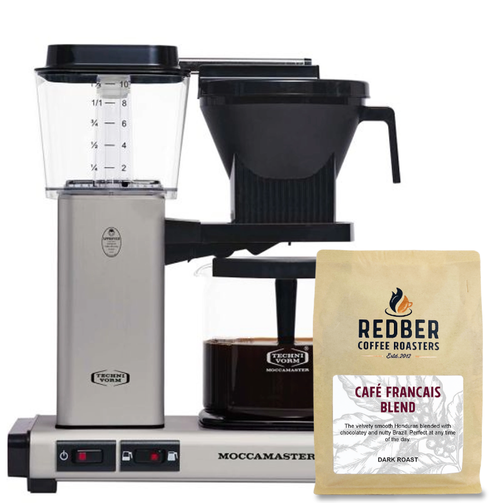 Moccamaster KBG Select Filter Coffee Machine - Matt Silver