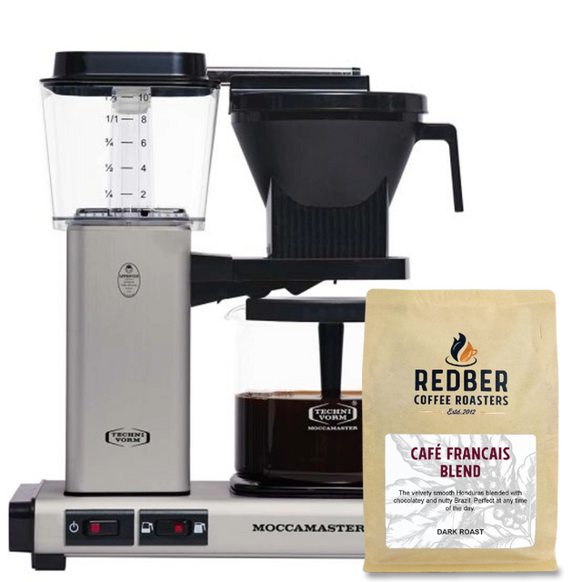 Moccamaster KBG Select Filter Coffee Machine - Matt Silver