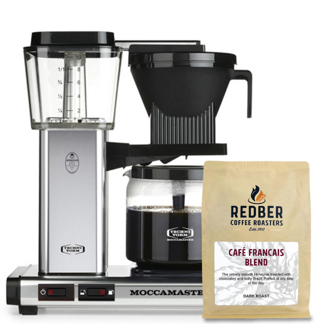 Moccamaster KBG Select Filter Coffee Machine - Polished Silver