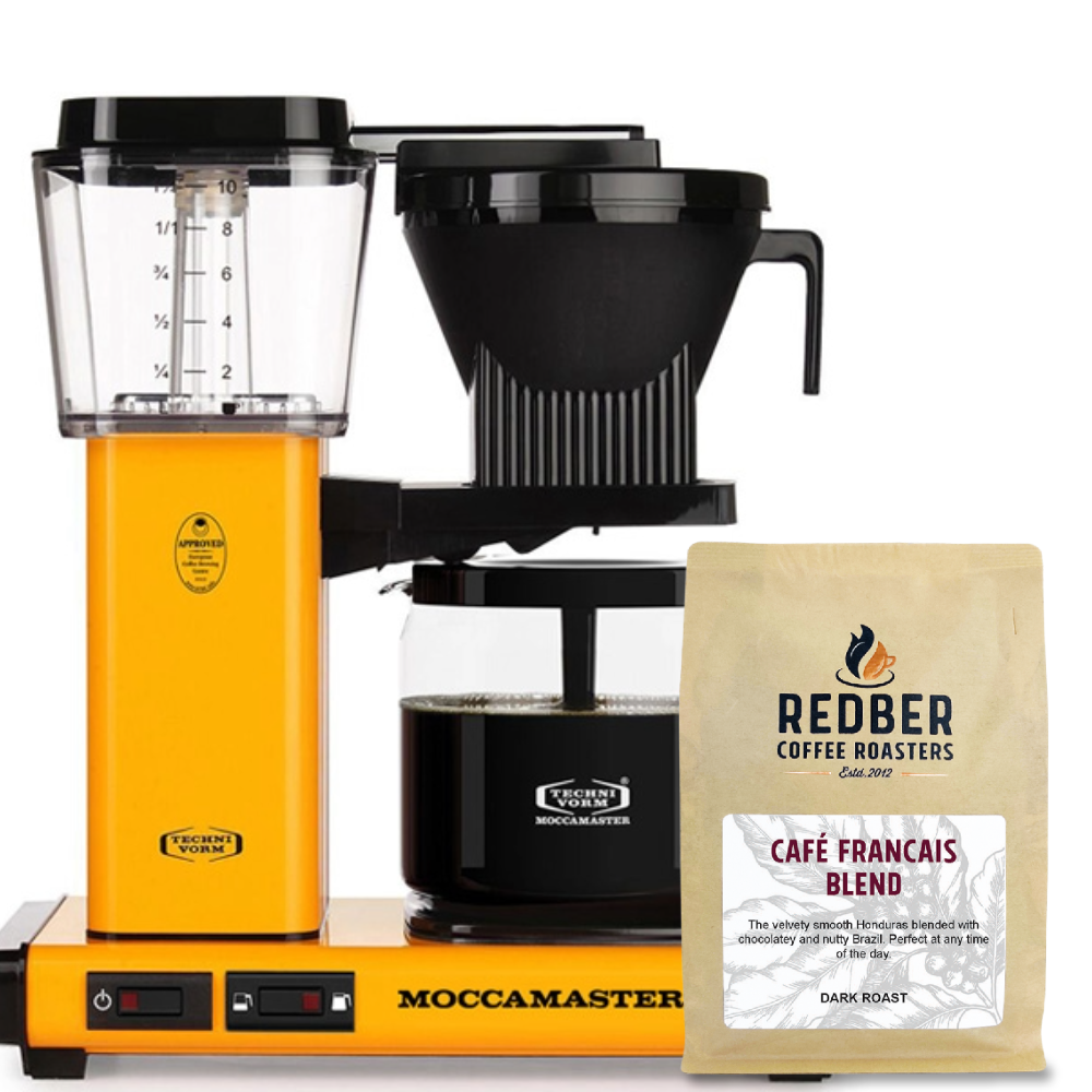 Moccamaster KBG Select Filter Coffee Machine - Yellow Pepper
