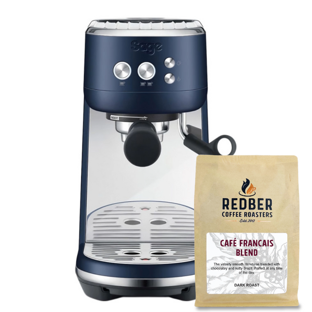 Sage The Bambino Espresso Coffee Machine - Damson Blue