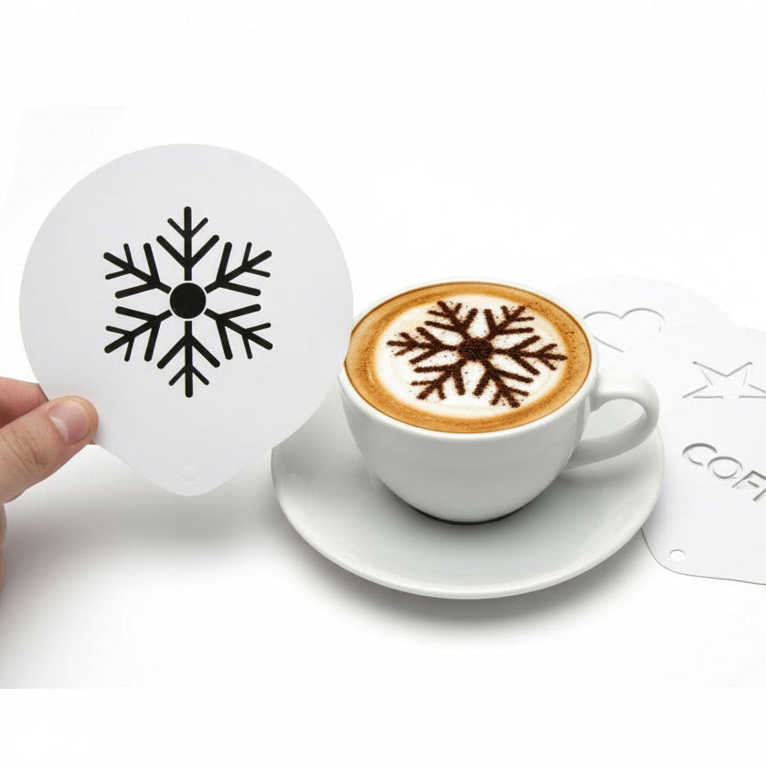 Barista Stencil - Snowflake 2