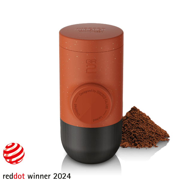 Wacaco Minipresso GR2 portable espresso maker in Copper Clay