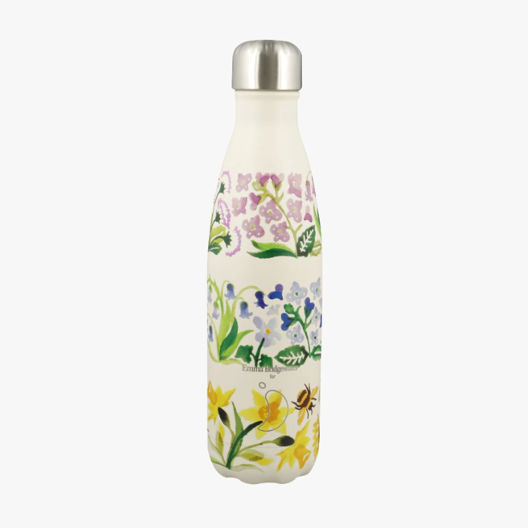 Chilly's Reusable Water Bottle 500ml - Emma Bridgewater Wildflower Walks