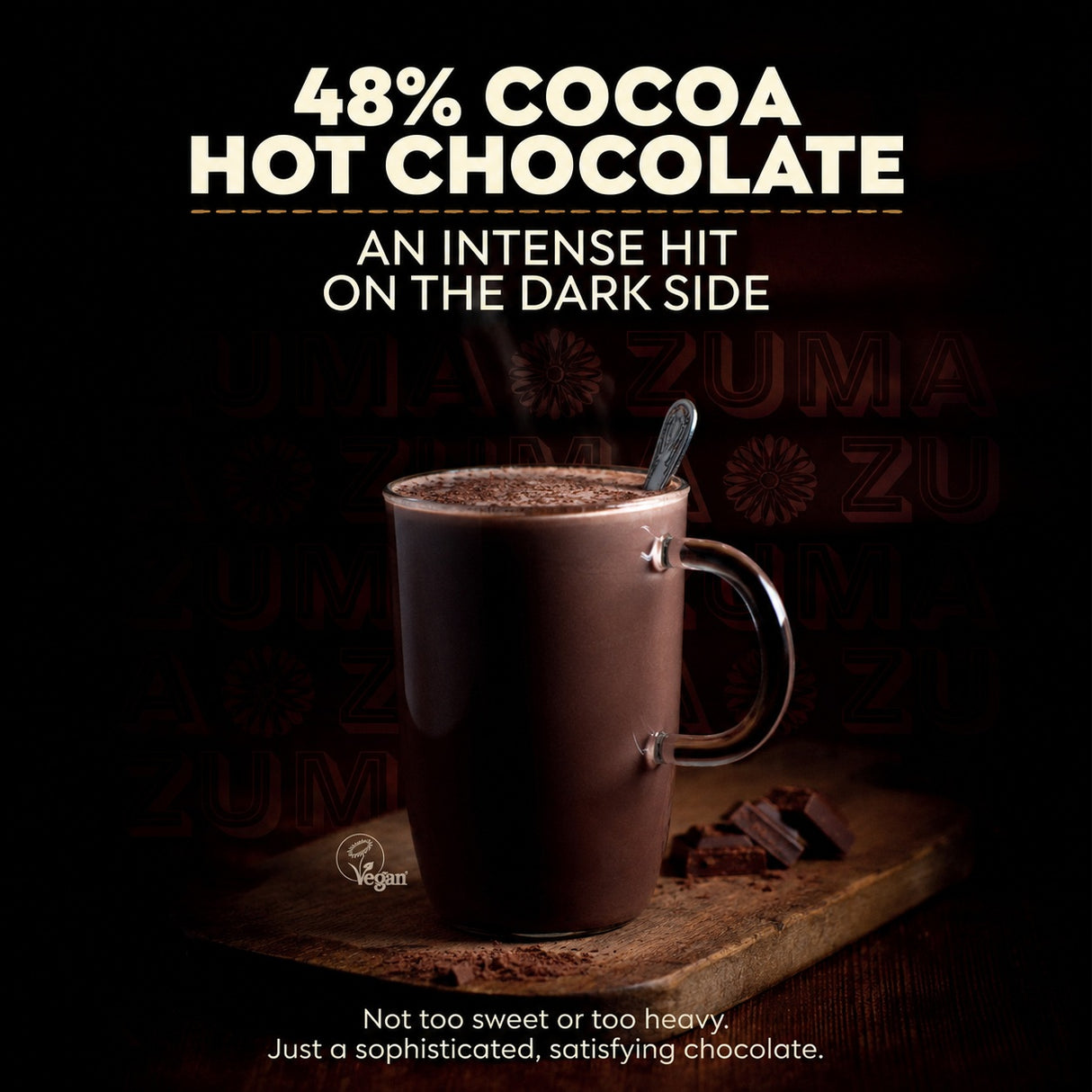 Zuma Dark 48% Cocoa Hot Chocolate Bag 1kg