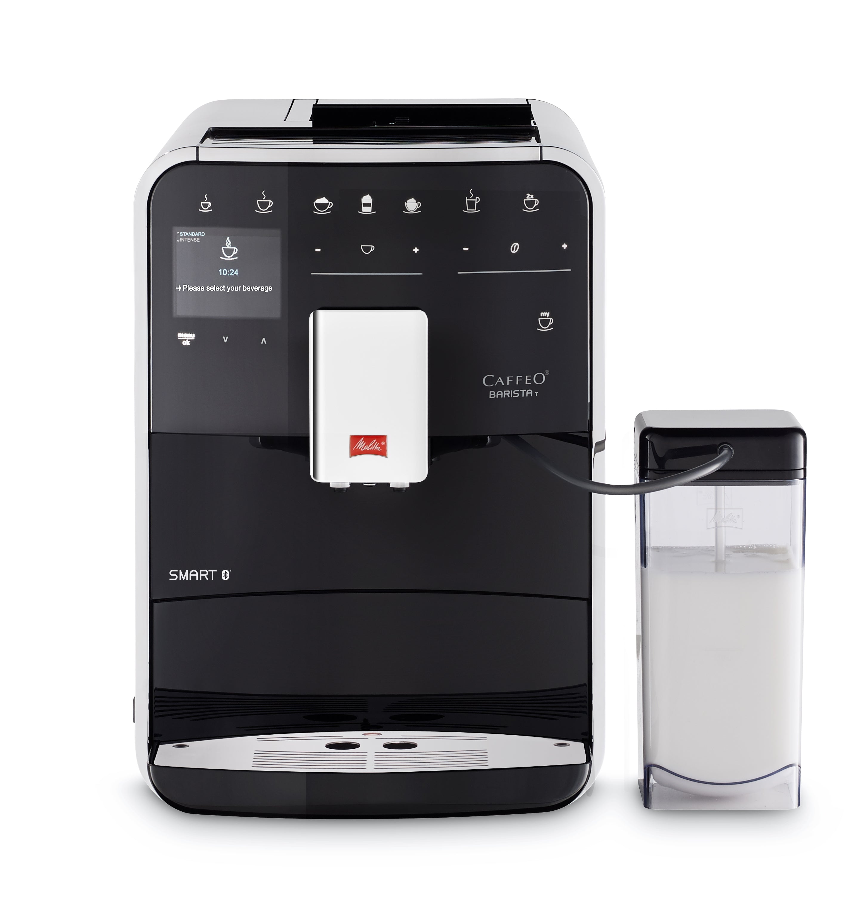 Melitta, Melitta Barista T Smartยฎ Bean to Cup Coffee Machine - Black F83/0-102, Redber Coffee