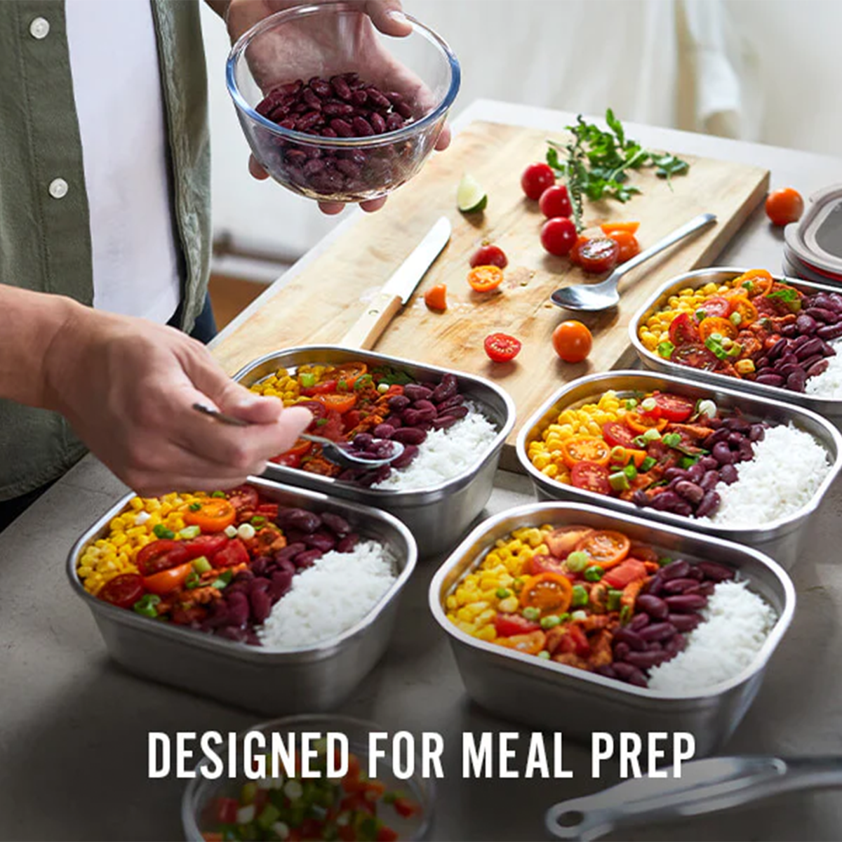 Black+Blum, Black+Blum Multi Functional Steel Food Bowl - 600ml Small, Redber Coffee