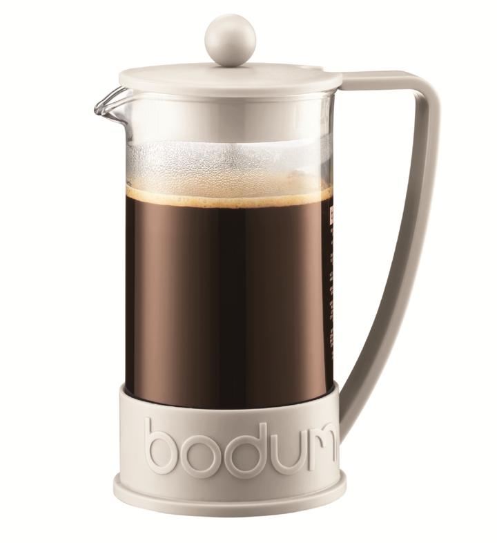 Bodum, Bodum Brazil 8 cup, 1 L Cafetiere - White - 10938-913, Redber Coffee