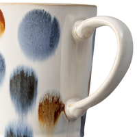 Denby, Denby Brown Spot Painted Large Mug, Redber Coffee
