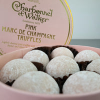 Charbonnel Et Walker, Charbonnel Et Walker Milk and Pink Marc De Champagne Truffles Bundle, Redber Coffee