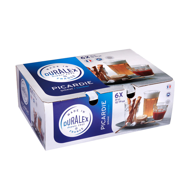 Hario, Cold Brew Coffee Making Starter Kit - With 6x Duralex Picardie Clear Glass Tumbler 31cl, Redber Coffee