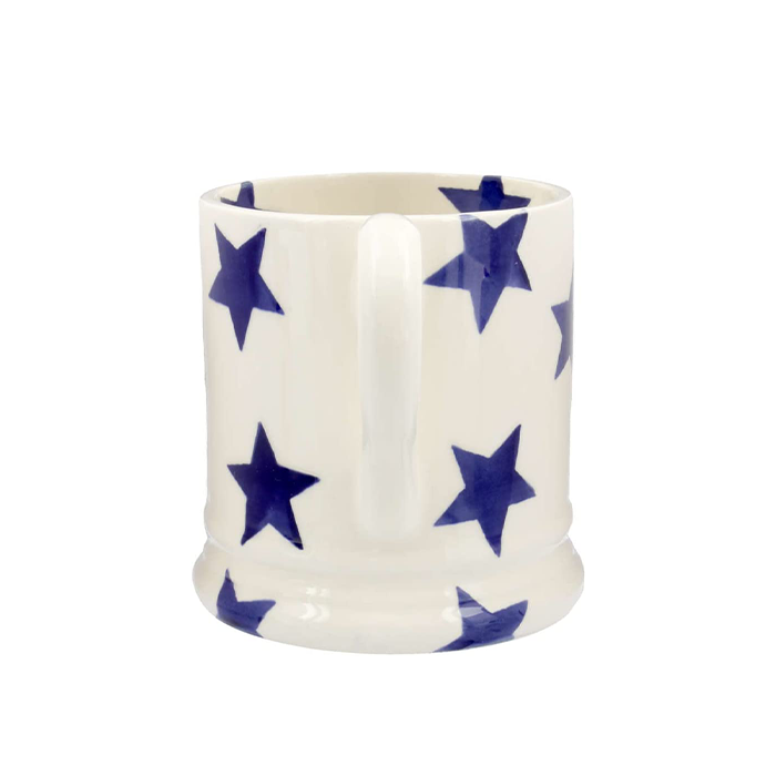 Emma Bridgewater, Emma Bridgewater Blue Star Mug - 1/2 Pint, Redber Coffee