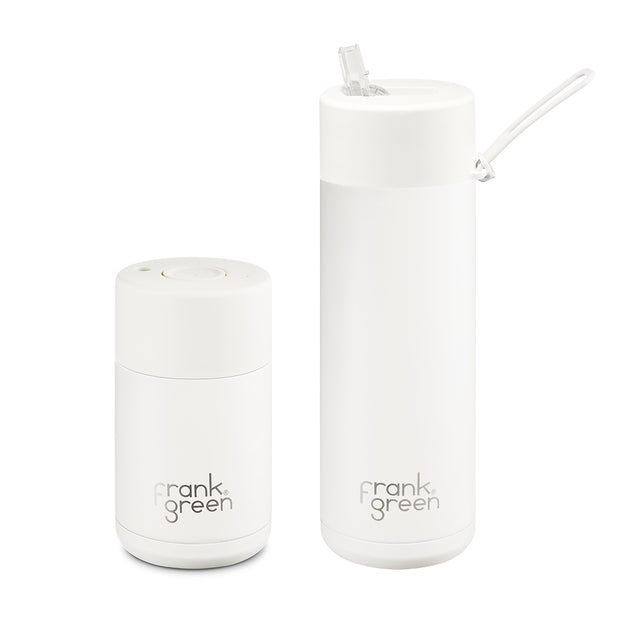 Frank Green, Frank Green Desk Buddy Ceramic Cup Gift Set - Cloud, Redber Coffee