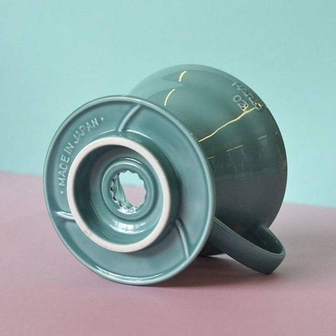 Hario, Hario V60 02 (2 Cups) Ceramic Coffee Dripper - Turquoise, Redber Coffee