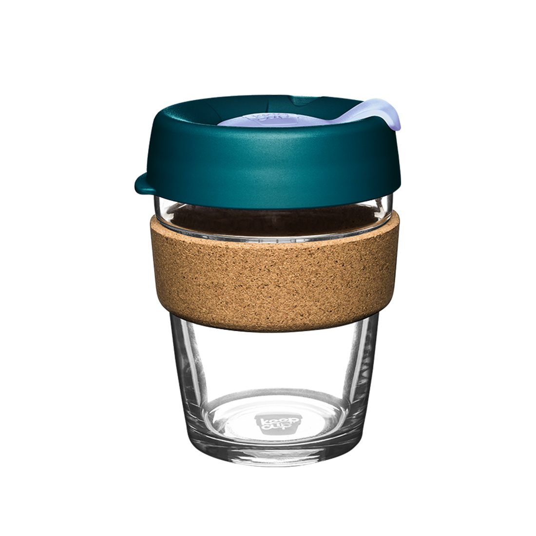 KeepCup, KeepCup Brew Cork Glass Reusable Coffee Cup M 12oz/340ml - Eventide, Redber Coffee