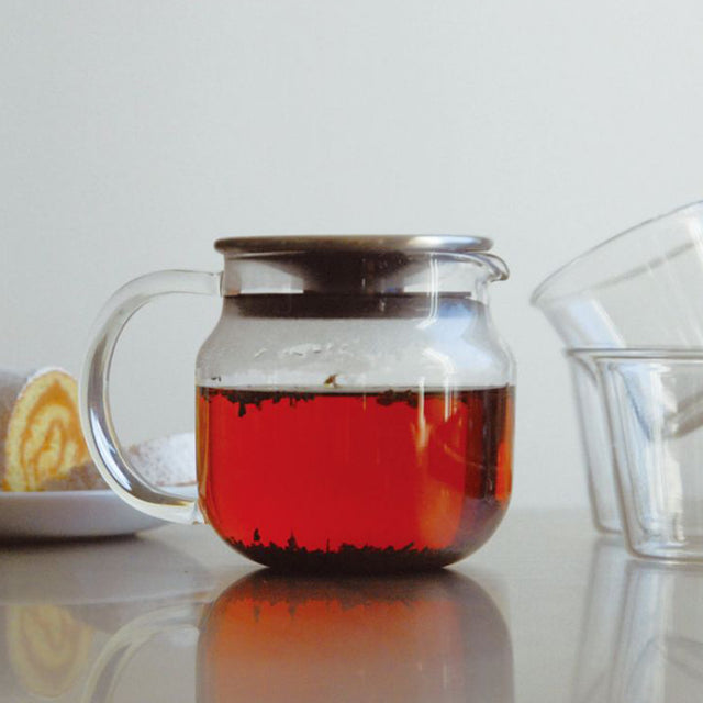 Kinto, Kinto One Touch Teapot 280ml - Black Lid, Redber Coffee