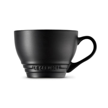 Le Creuset, Le Creuset Stoneware Grand Mug - Satin Black, Redber Coffee