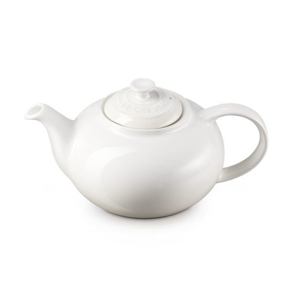 Le Creuset, Le Creuset Stoneware Classic Teapot - Merangue, Redber Coffee