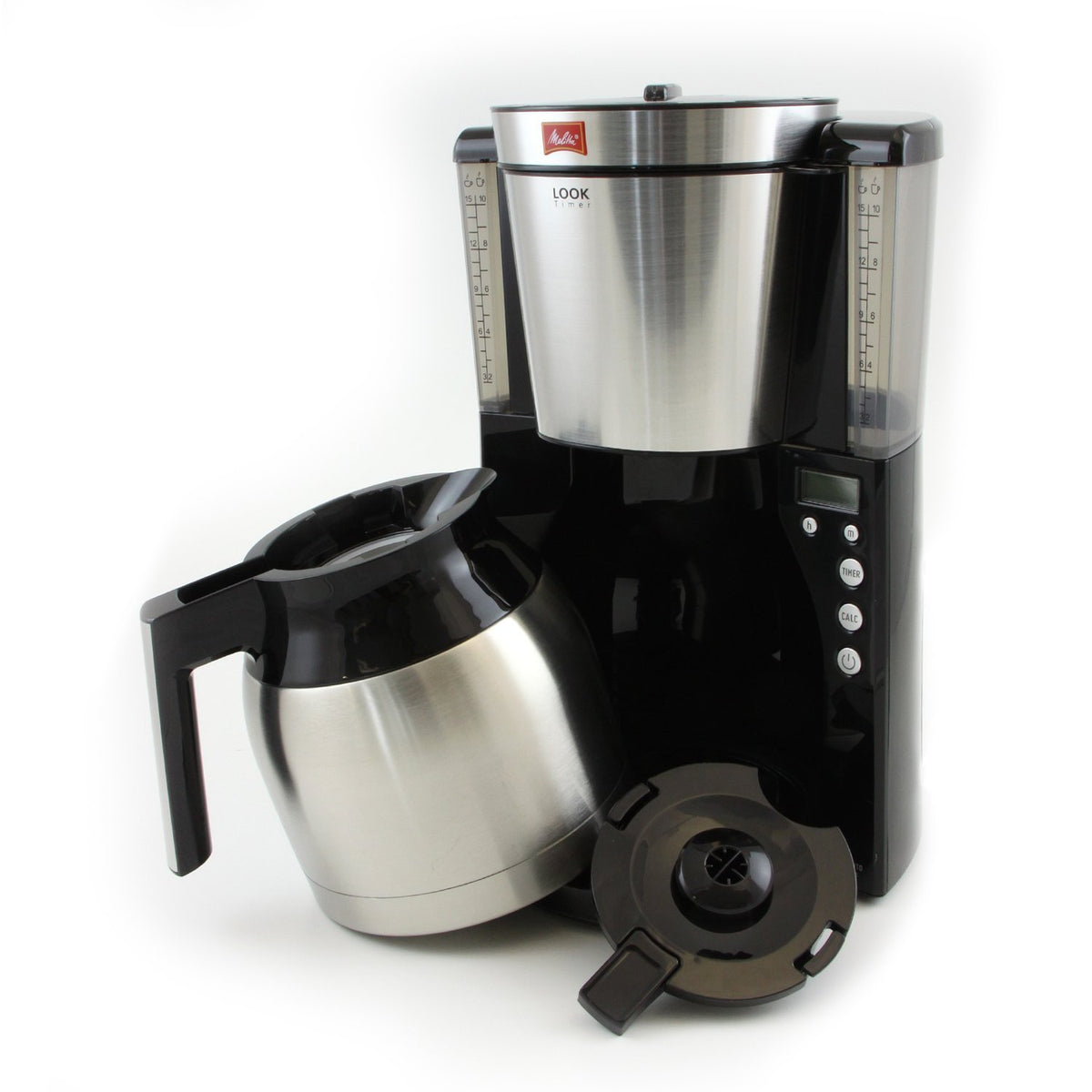 Melitta, Melitta Look IV Therm Timer Filter Coffee Maker (Black), Redber Coffee