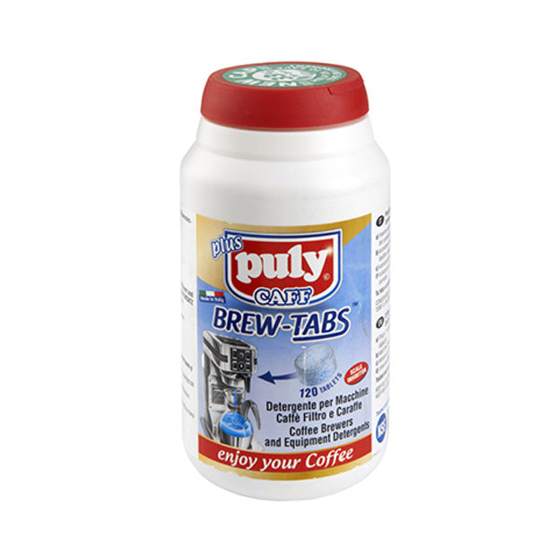 Puly, Puly Caff Brew Tabs - Filter Coffee Machine Cleaning Tablets 4g x 120 Tablets, Redber Coffee
