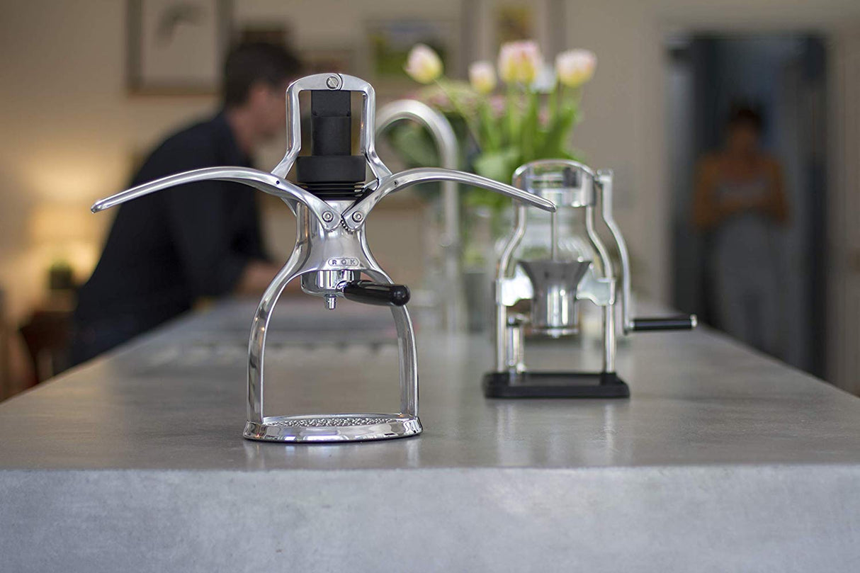 ROK, ROK EspressoGC Manual Espresso Coffee Maker with Free Coffee, Redber Coffee