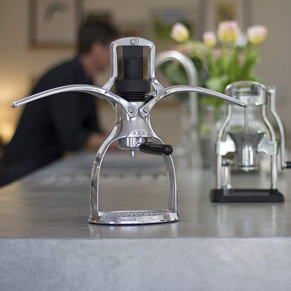 ROK, ROK EspressoGC Manual Espresso Coffee Maker with Free Coffee, Redber Coffee