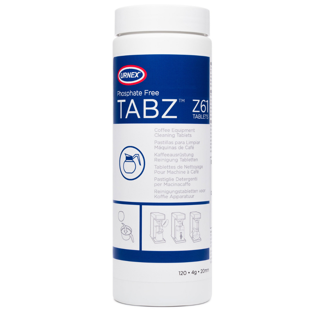 Urnex, Urnex Tabz Z61 (Phosphate Free ) Coffee Equipment Cleaning Tablets - 120 Tablets, Redber Coffee