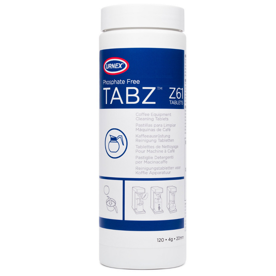 Urnex, Urnex Tabz Z61 (Phosphate Free ) Coffee Equipment Cleaning Tablets - 120 Tablets, Redber Coffee