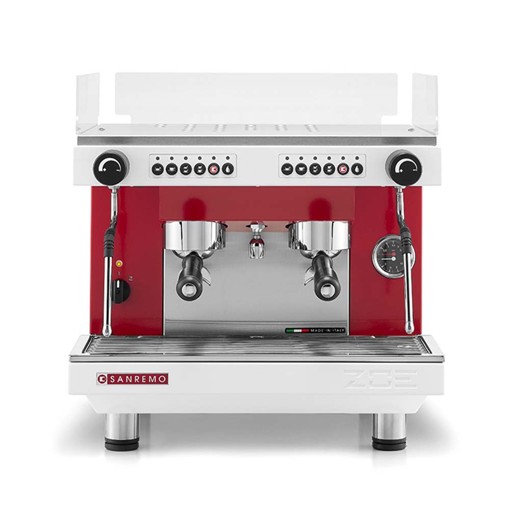 Sanremo - Zoe Compact - 2 Group Espresso Coffee Machine, Redber Coffee
