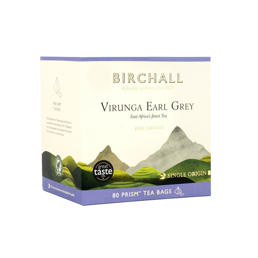 Birchall, Birchall Tea in Prism Bags 80pcs - Virunga Earl Grey (RFA Certified), Redber Coffee