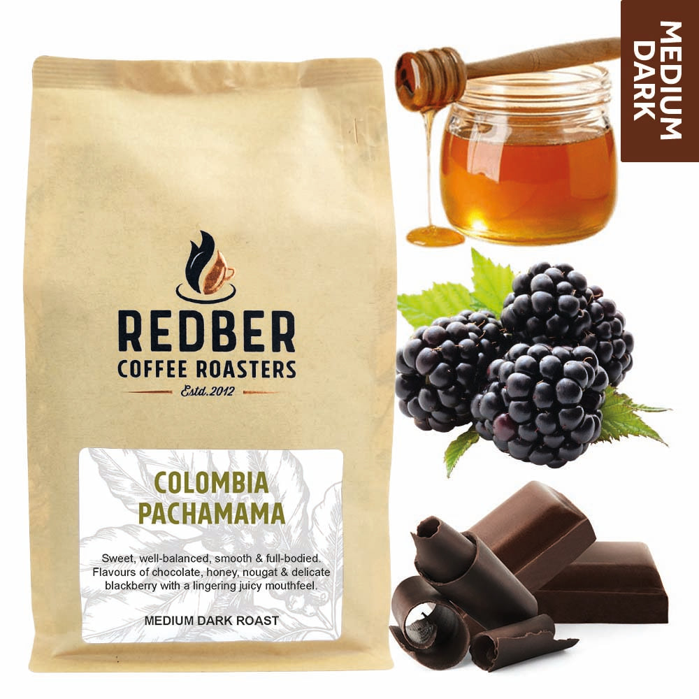 Redber, COLOMBIA PACHAMAMA - Medium-Dark Roast Coffee, Redber Coffee