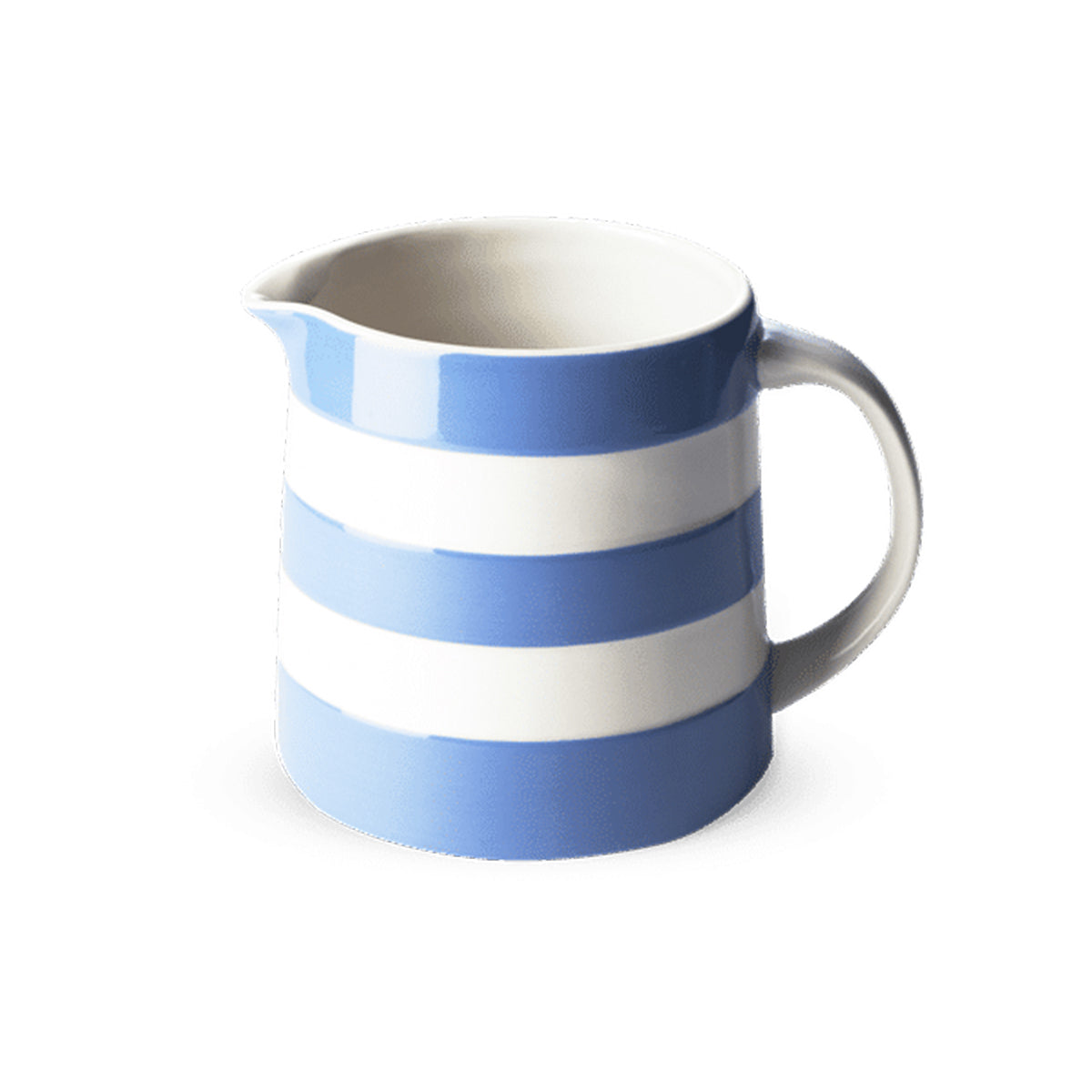 Cornishware, Cornishware Cornish Medium Dreadnought Jug - 56cl/20oz - Blue, Redber Coffee