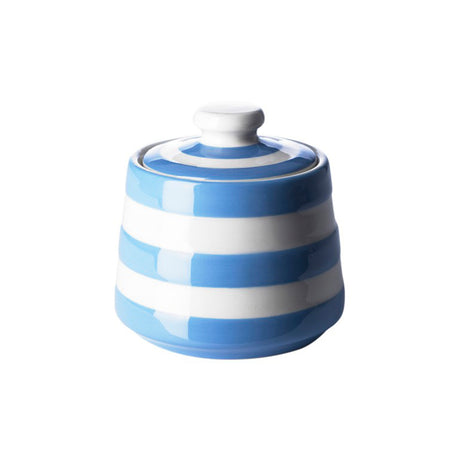 Cornishware, Cornishware Cornish Covered Sugar Bowl - Blue, Redber Coffee