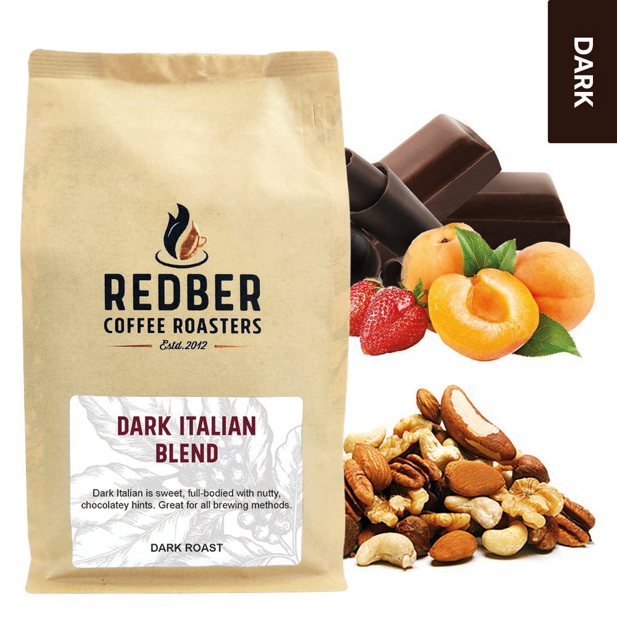 Redber, THE DARK ITALIAN COFFEE BLEND, Redber Coffee