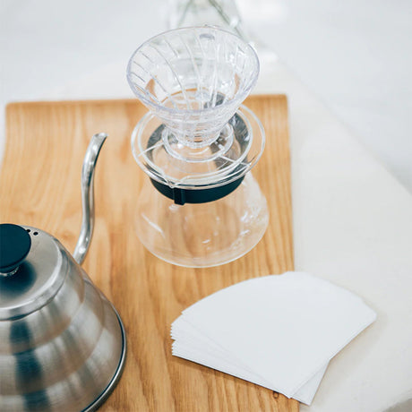 Hario, Hario V60 Coffee Dripper Plastic Size 01 & 40 Filter Papers, Redber Coffee