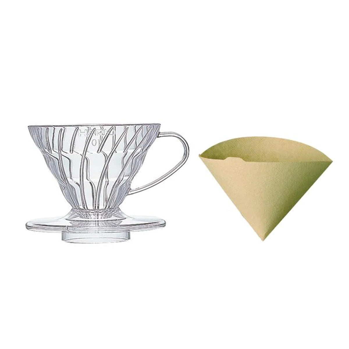 Hario, Hario V60 Coffee Dripper Plastic Size 01 & 40 Filter Papers, Redber Coffee