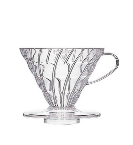 Hario, Hario V60 01 (1 Cup) Plastic Coffee Dripper - Clear, Redber Coffee