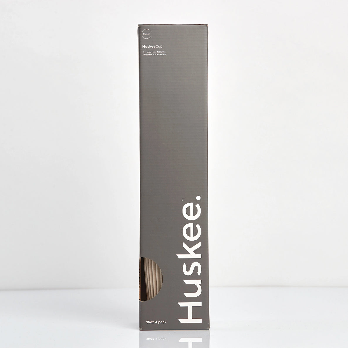 Huskee, Huskee Reusable 16oz Coffee Cups 4 Pack - Natural, Redber Coffee