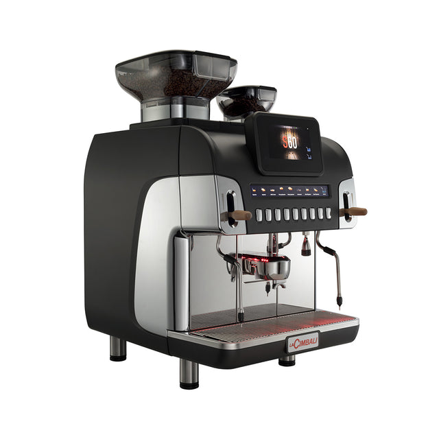 La Cimbali S60 high-capacity bean-to-cup coffee machine, ideal for busy cafés, restaurants, and large venues. Features a 10.4-inch touchscreen, advanced hot and cold milk foam technology, and customisable options. Built for efficiency and durability, it delivers consistent, barista-quality coffee for high-demand environments