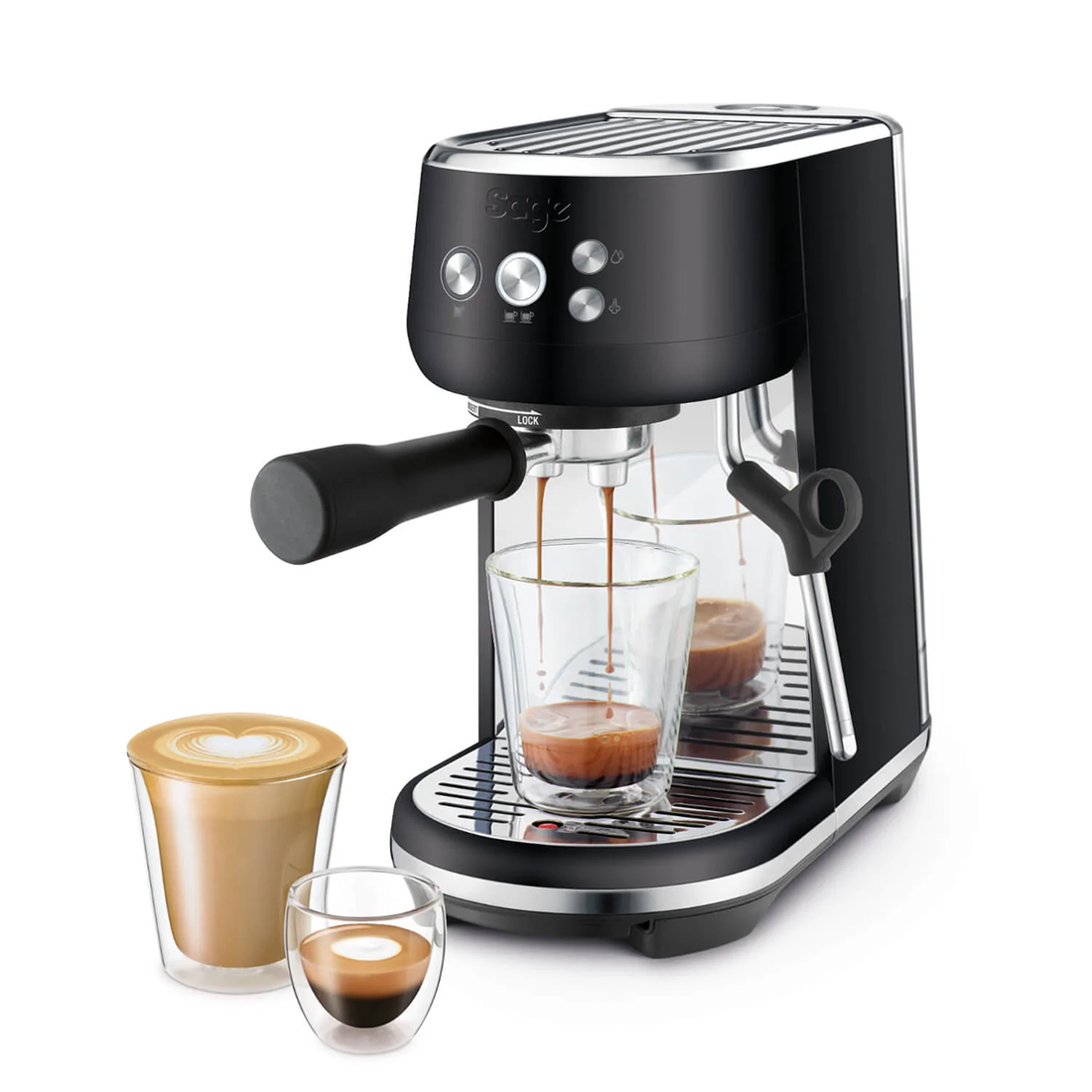 Sage, Sage The Bambino™ Espresso Coffee Machine - Black Truffle, Redber Coffee