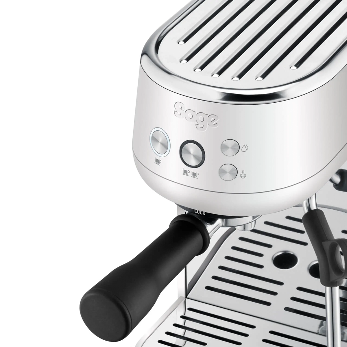 Sage, Sage The Bambino Sea Salt Espresso Coffee Machine SES450SST4GUK1, Redber Coffee