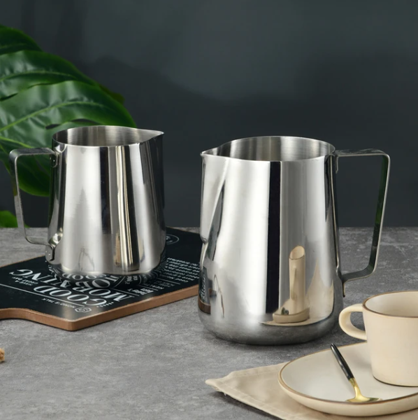 Milk Frothing Jugs and Milk Pitchers for Baristas
