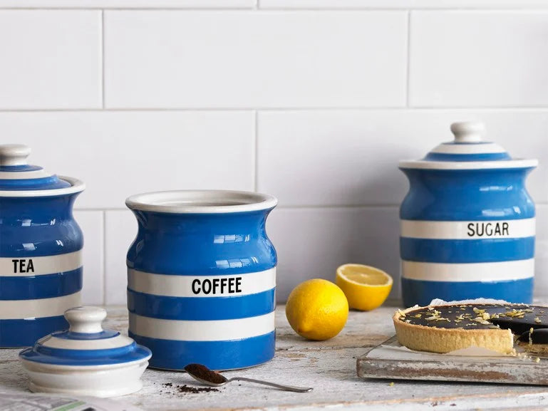 Cornishware Cornish Coffee Storage Jar - Blue