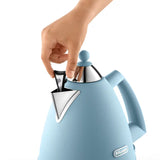 Delonghi 1.7L Argento Electric Kettle - Blue