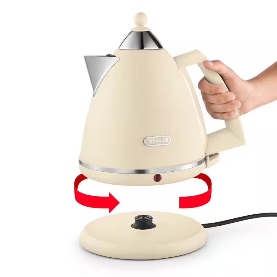 Delonghi 1.7L Argento Electric Kettle - Beige