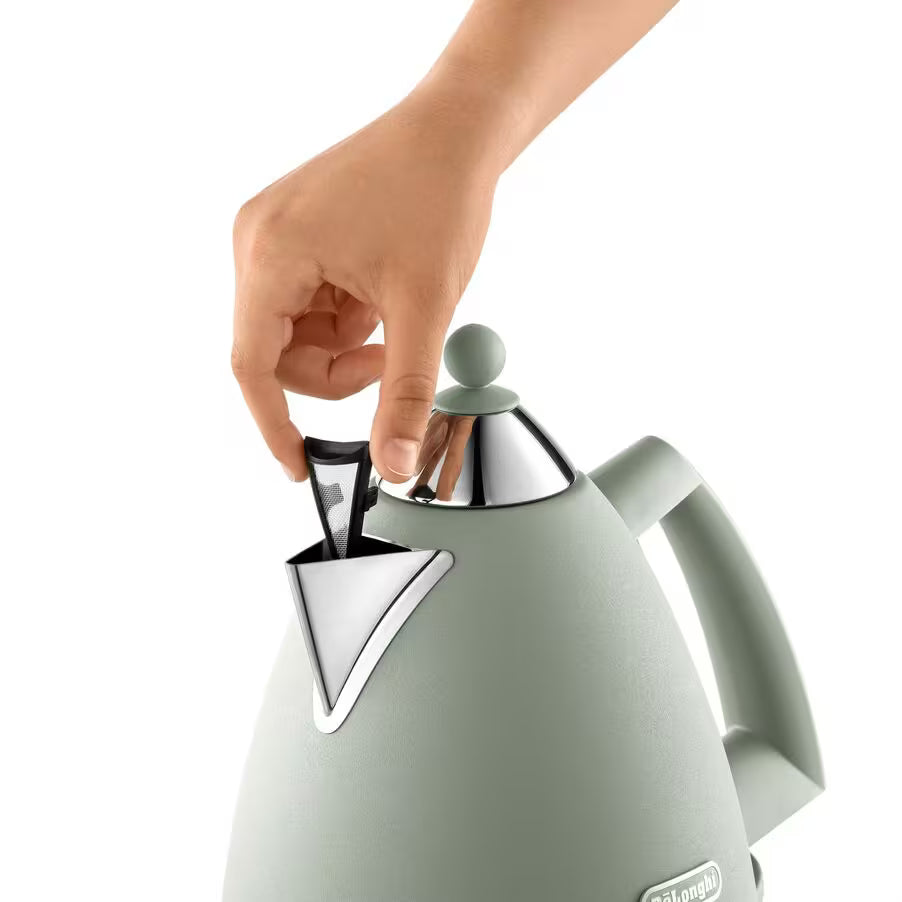 Delonghi 1.7L Argento Electric Kettle - Green