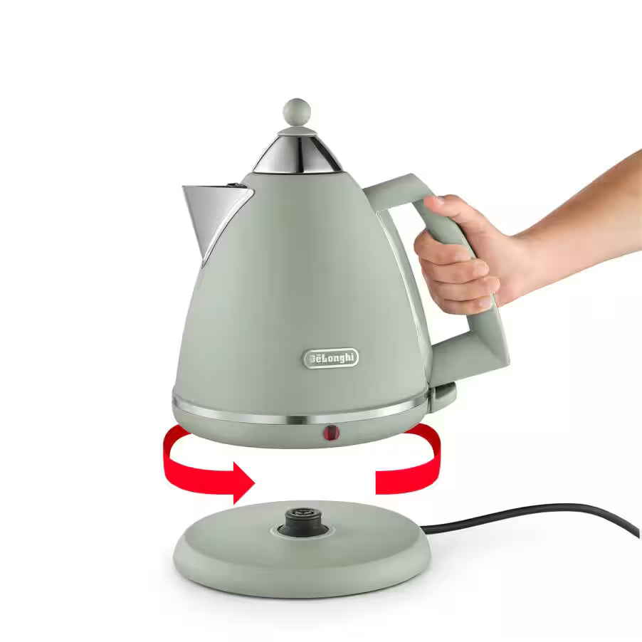 Delonghi 1.7L Argento Electric Kettle - Green