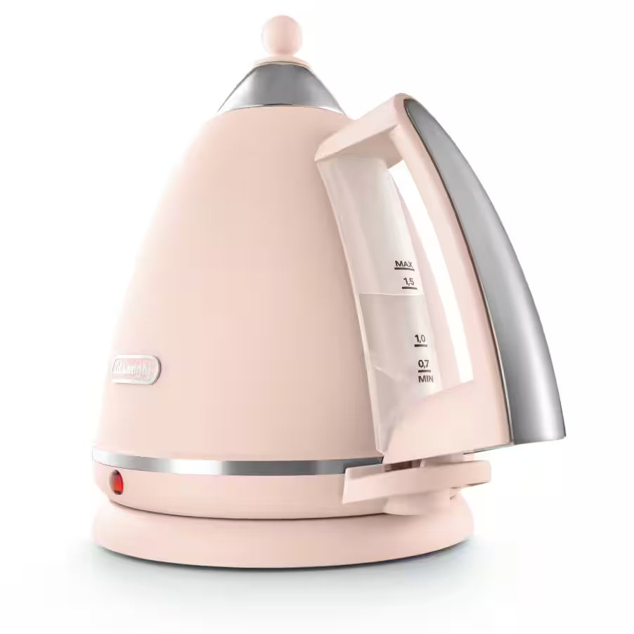 Delonghi 1.7L Argento Electric Kettle - Pink