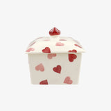 Emma Bridgewater Pink Hearts Small Butter Dish | Redber Coffee